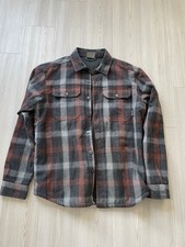 Columbia Sportswear Men's Plaid Flannel Button-Up Shirt, Purple — listing 5