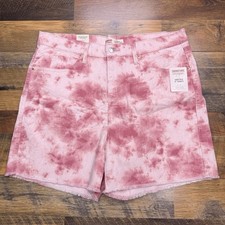 Signature by Levi Strauss Women's Cutoff Jean Shorts Size 14 Regular Light Wash — listing 5
