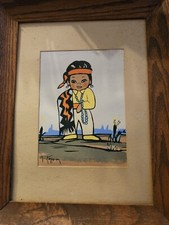 Gerda Christoffersen 'Oodees' #104 Apache Papoose Style Matted Print — listing 5
