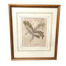 Hand-Colored Limited Edition Etching of a Farmer/Peasant with Straw Hat and Wheat Sheaf, Plate No. 39