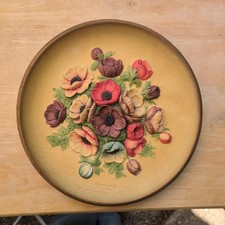 Bossons Chalkware Floral Wall Plaque with Chrysanthemums — listing 6