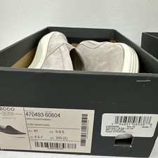 ECCO Soft 7 Woven Leather Slip-On Sneakers, Navy Blue