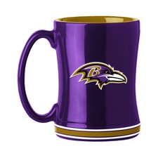 Baltimore Ravens Sculpted Football Coffee Mug