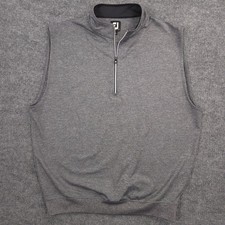 FootJoy Men's Half-Zip Sleeveless Golf Vest, Size 2XL — listing 4