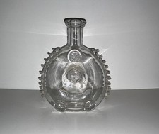 St. Louis Crystal Conical Decanter with Etched Scrollwork and Pointed Stopper — listing 3