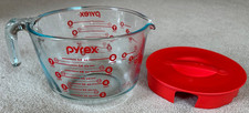 Pyrex 8-Cup / 2-Quart Glass Measuring Batter Bowl with Red Vented Lid — listing 3