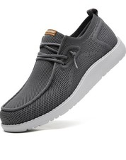 Itazero Women's Knit Slip-On Sneaker, Grey, Size 10 — listing 4