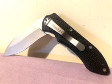 Leupold Folding Pocket Knife with Textured Black Handle and Pocket Clip — listing 4