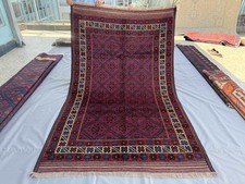 Persian-Style Machine-Woven Area Rug, Red Ground Medallion Design, 8' x 9' — listing 6