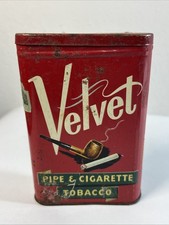 Vintage Velvet Pipe and Cigarette Tobacco Pocket Tin (4.5" x 3"), Liggett & Myers — listing 3