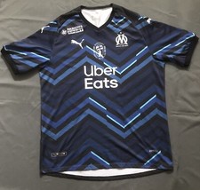 Olympique de Marseille 2021-22 Puma Away Shirt (Blue Chevron) — listing 2