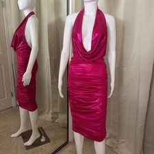 Fashion Nova Metallic Pink Faux Leather Mini Skirt, Size 1X — listing 3