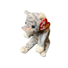 Ty Beanie Baby Silver the Gray Tabby Cat 1999 — listing 4