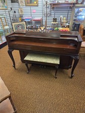 Baldwin Acrosonic Spinet Upright Piano with Bench, circa 1973 — listing 3