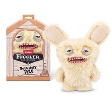 Fuggler Butt Ugly Pets Mr Buttons 9" Cream Plush Funny Ugly Monster — listing 4
