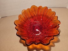 Indiana Glass Sunflower Bowl in Ruby Red — listing 2