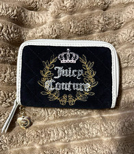 Juicy Couture Embossed Faux Leather Bifold Wallet with Heart Keychain, Blush Pink — listing 6
