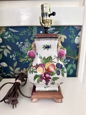 Chinese Rose Famille Chinoiserie Textured Porcelain Lotus-Form Decorative Bowl — listing 6