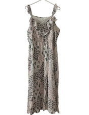 Maurices Black Tan Brown Ombre Tie-Dye Strapless Maxi Dress, Size XL — listing 2