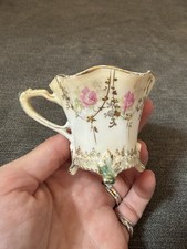 Antique Hand-Painted Porcelain Demitasse Coffee Cup with Aesthetic Movement Floral Decoration Yes, a printed/stamped mark — listing 4