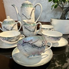 Vintage Japanese Moriage Dragonware Small Dish with Hand-Painted Dragon — listing 4
