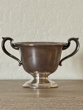 Vintage GMCo Silverplate Two-Handled Covered Sugar Bowl (Hotel/Restaurant Ware) — listing 2