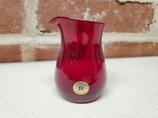 Reijmyre Swedish Hand-Blown Clear Glass Pitcher with Applied Handle — listing 2