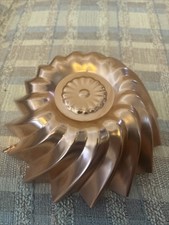 Vintage Copper Swirl Fluted Gelatin Mold Dish — listing 4