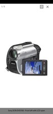 Sony Handycam DCR-DVD108 DVD Camcorder with 40x Optical Zoom, Silver — with Battery, Charger, Carrying Bag & Mini DVDs