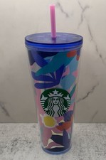 Starbucks Iridescent Floral 24oz Venti Acrylic Tumbler with Straw Topper — listing 5
