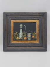 Original Impressionist Still Life Oil Painting - Wine Bottles, Decanter and Glasses — listing 2