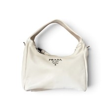 Vintage Prada Cognac Leather Top-Handle Frame Handbag, listing 4