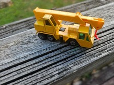 Matchbox Superfast Faun Mobile Crane (No. 42) Yellow Diecast Toy — listing 5