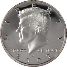 2003-S Kennedy Half Dollar 90% Silver Proof Deep Cameo — listing 5