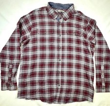 Magellan Outdoors Men's Classic Fit Plaid Flannel Shirt, Size M — listing 2