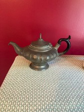 Antique Shaw & Fisher Sheffield Silver Plate Coffee Pot with Acanthus Feet — listing 5