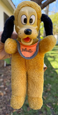 Vintage Disney Pluto Plush Stuffed Animal