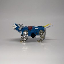 Vintage 1980s Blue Lion Voltron Die-Cast Figure (Lion Force, Lion #4)