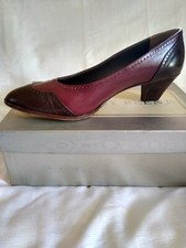 Vintage Geoffrey Beene Black & White Spectator Leather Pumps — listing 2