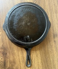 Lodge Cast Iron Skillets - 10 inch and 12 inch Pair