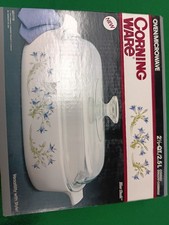 Corning Ware Blue Dusk 1.5L Covered Casserole with Lid, Sealed in Original Box — listing 2