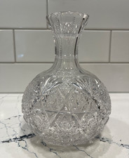 Cut Crystal Decanter Stopper with Faceted Ball Finial — listing 4