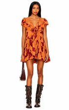 Free People Sleeveless Floral Print Swing Tank Top — listing 3