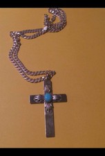 Navajo Sterling Silver and Gunmetal Hematite Bead Necklace, 18" with 1.5" Loop Drop — listing 5