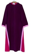 Vintage Vanity Fair Purple Fleece Zip-Front Robe with Pink Contrast Lining, Size 18 — listing 6