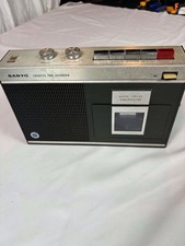 Vintage Sanyo Portable Cassette Tape Recorder with Carrying Case — listing 6