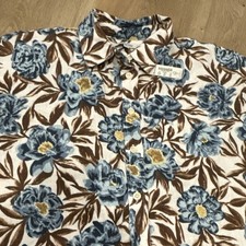 Madewell Floral Metallic Peasant Top, Size M — listing 6