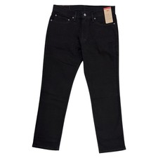 Levi's Blue Denim Jeans with Black Leather Patch and Gold Tab — listing 6