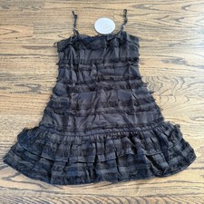 Princess Polly White Tiered Fringe Mini Dress with Adjustable Spaghetti Straps — listing 5