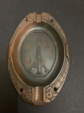 Cobalt Blue and Gold Souvenir de Paris Porcelain Trinket Box with Eiffel Tower Motif — listing 6